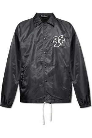 Palm Angels Homme, Vestes, Noir, Taille: L Veste avec Logo