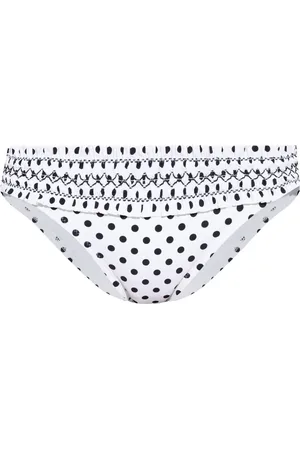 Tory Burch Femme, Maillots de bain, Blanc, Taille: 38 FR Bas de Maillot de Bain