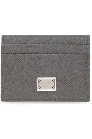 Dolce & Gabbana Homme, Accessoires, Gris, Taille: ONE Size Porte-cartes avec logo