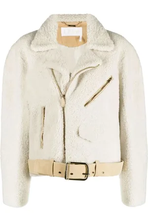 Chloé Femme, Vestes, , Taille: 40 FR Veste en Fausse Fourrure et Shearling