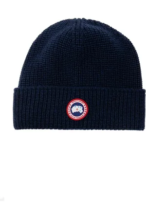 Canada Goose Homme, Accessoires, Bleu, Taille: ONE Size Bonnet