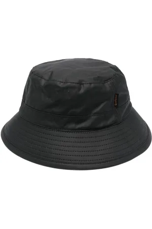 Barbour Homme, Accessoires, Noir, Taille: M Chapeau Seau avec Logo-Patch Élégant