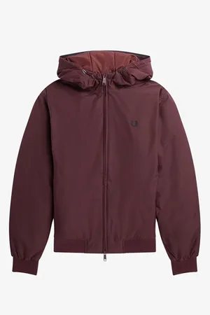 Fred Perry Homme, Vestes, Rouge, Taille: M Veste de sport en nylon twill