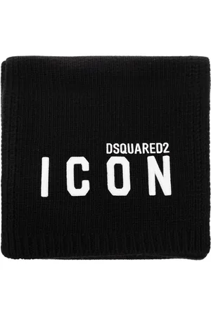 Dsquared2 Homme, Accessoires, Noir, Taille: ONE Size Écharpe de Marque