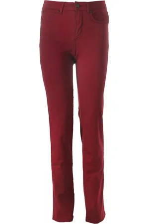 C.ro Femme, Pantalons, Rouge, Taille: 38 FR Pantalon Magic Fit Slim 6220/525/286