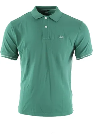 C.P. Company Homme, Tops, Vert, Taille: M Polo Vert avec Design Unique