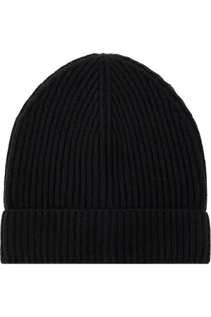 Dolce & Gabbana Femme, Accessoires, Noir, Taille: ONE Size Bonnet en laine