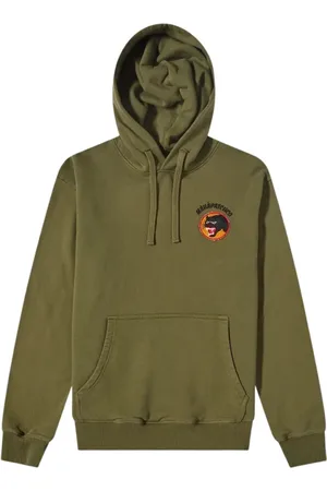 Maharishi Homme, Sweatshirts et sweats à capuche, Vert, Taille: XL Hoody Patch Vintage Panther