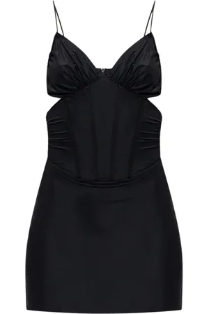 MISBHV Femme, Robes, Noir, Taille: 42 FR Robe sans manches