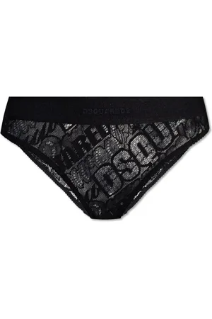 Dsquared2 Femme, Sous-vêtements, Noir, Taille: 40 FR Culottes en dentelle