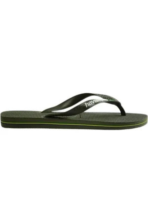 Havaianas Homme, Chaussures, Vert, Taille: 43 EU brasil logo vert 4110850.3058