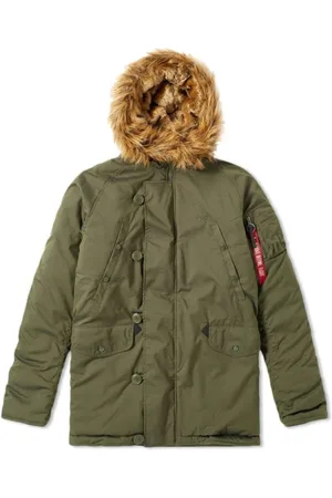 Alpha Industries Homme, Vestes, Vert, Taille: M Veste d`explorateur