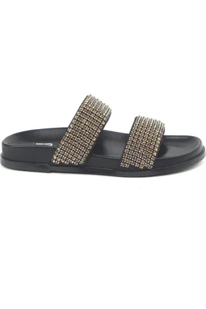 Bibi Lou Femme, Chaussures, Noir, Taille: 36 EU Sandales Strassero/Oro