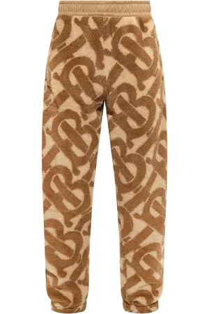 Burberry Homme, Pantalons, Brun, Taille: S Pantalons de Survêtement Beige et Marron `Dimitri`