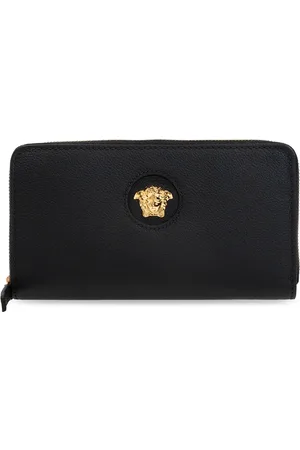 VERSACE Femme, Accessoires, Noir, Taille: ONE Size Portefeuille/Titulaire de la carte