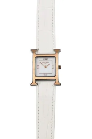 Hermès Femme, Pre-owned, Blanc, Taille: ONE Size Montre d`occasion
