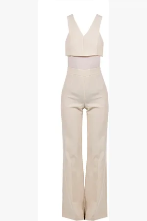 Patrizia Pepe Femme, Combinaisons et Ensembles, , Taille: 36 FR Combinaison élégante à col en V
