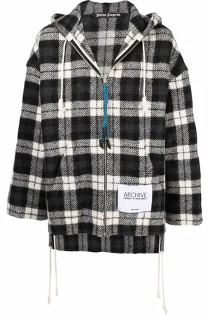 Palm Angels Homme, Manteaux, Noir, Taille: S Trench-coat Élégant