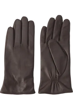 Part Two Femme, Accessoires, Brun, Taille: 7 1/2 IN Gants en cuir chauds et élégants