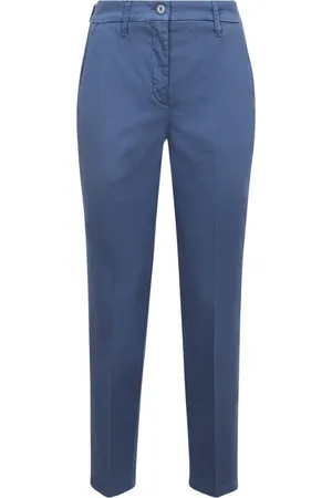 Jacob Cohen Femme, Pantalons, Bleu, Taille: 36 FR Pantalon Slim Crop Taille Haute