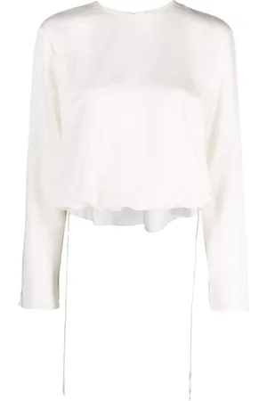 THEORY Femme, Blouses et Chemises, , Taille: 36 FR Chemise en Crêpe de Chine en Soie