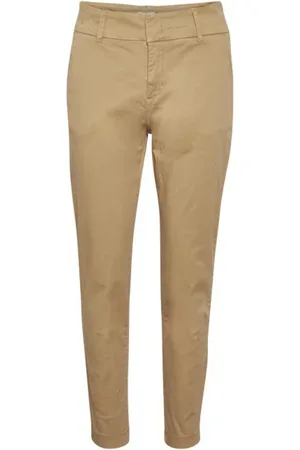 Part Two Femme, Pantalons, Brun, Taille: 34 FR Pantalon Slim-Fit 30305570