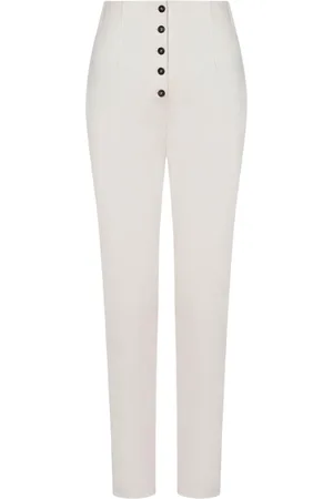 Serafini Femme, Pantalons, Blanc, Taille: 38 FR Pantalon Skinny Ottomane