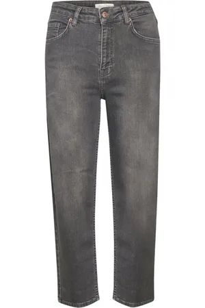 Part Two Femme, Jeans, Gris, Taille: W32 Jean Droit - Collection Hela