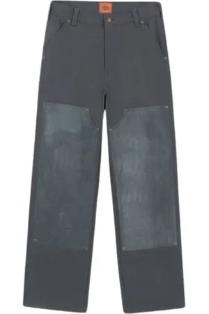 Dickies Homme, Pantalons, Gris, Taille: W34 Pantalon double genou ciré