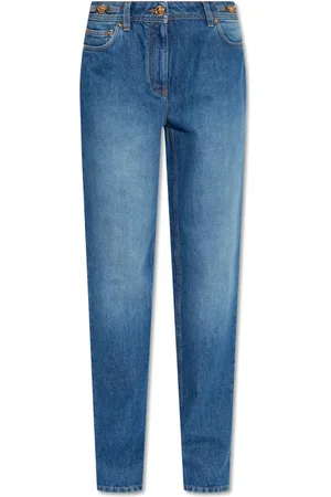 VERSACE Femme, Jeans, Bleu, Taille: W27 Jeans avec logo