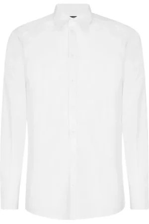 Dolce & Gabbana Homme, Chemises, Blanc, Taille: L Chemise sur mesure avec héritage artistique