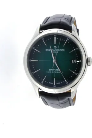 Baume et Mercier Homme, Accessoires, Vert, Taille: ONE Size M0A10592 - Clifton Baumatic Watch