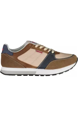 Carrera Homme, Chaussures, Multicolore, Taille: 44 EU Baskets en Polyester Marron avec Lacets et Logo