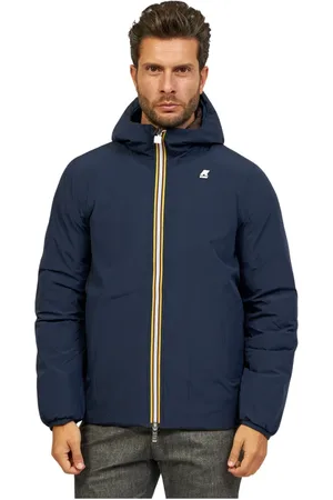 K-Way Homme, Vestes, Bleu, Taille: 2XL Doudoune réversible pour homme