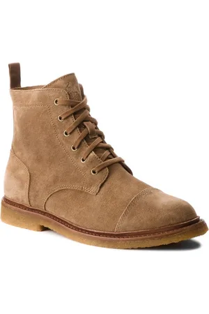 Ralph Lauren Homme, Chaussures, Brun, Taille: 40 EU Bottes classiques à lacets