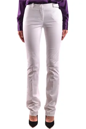 Dolce & Gabbana Femme, Pantalons, Blanc, Taille: 40 FR Pantalons Essentiels à la Mode
