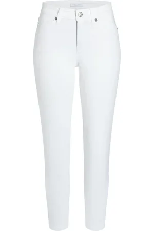 Cambio Femme, Pantalons, Blanc, Taille: 38 FR Chinos élégants pour femmes