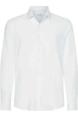 Calvin Klein Homme, Chemises, Blanc, Taille: XL Chemise Blanche Moderne en Coton