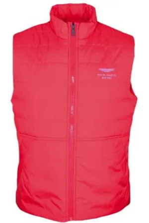 Hackett Homme, Vestes, Rouge, Taille: L Gilet Casual en Coton AMR pour Homme