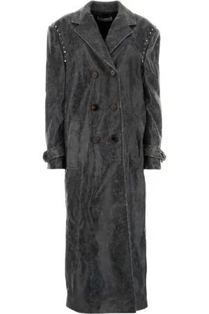 Alessandra Rich Femme, Manteaux, Gris, Taille: 38 FR Veste Élégante