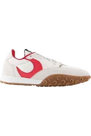 Marine Serre Homme, Chaussures, Blanc, Taille: 40 EU Moonwalk Baskets - Blanc