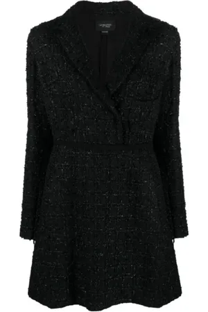 Giambattista Valli Femme, Vestes, Noir, Taille: 38 FR Robe Tweed