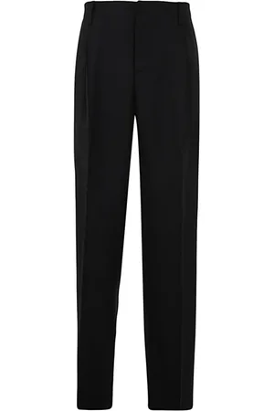 VERSACE Homme, Pantalons, Noir, Taille: S Pantalon Formel Coupe Ample