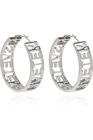 Vetements Femme, Accessoires, Gris, Taille: ONE Size Boucles d`oreilles logo