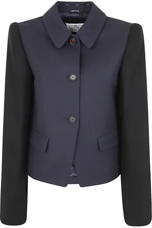 Maison Margiela Femme, Vestes, Bleu, Taille: 36 FR Veste Bleu Marine