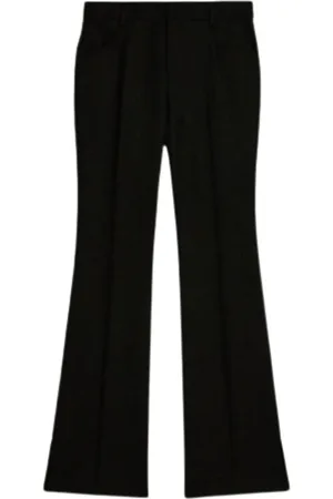 Ami Femme, Pantalons, Noir, Taille: 38 FR Pantalons larges