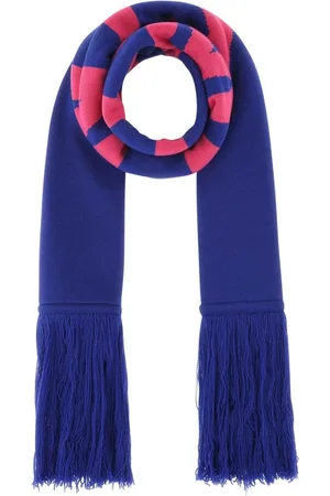 Vetements Homme, Accessoires, Bleu, Taille: ONE Size Écharpe en Laine à Carreaux
