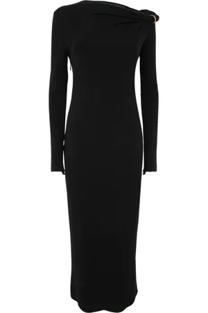 VERSACE Femme, Robes, Noir, Taille: 36 FR Maxi Robe quotidienne