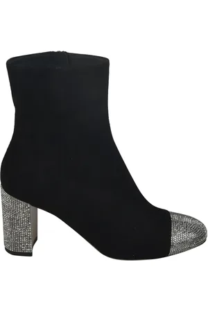 RENE CAOVILLA Femme, Chaussures, Noir, Taille: 38 1/2 EU Bottes Noires de