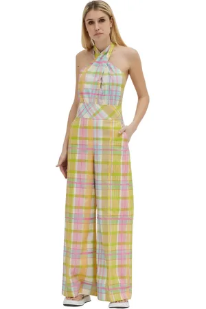 Moschino Femme, Combinaisons et Ensembles, Multicolore, Taille: 36 FR Combinaison sans manches à imprimé géométrique